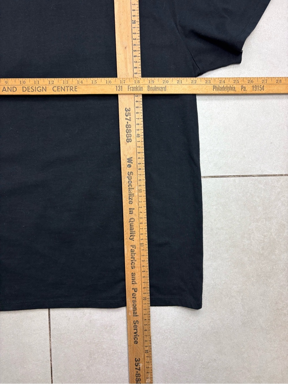 Von Dutch Black Tee with Red Logo and Blue Eye Graphic - Picture 6 of 6
